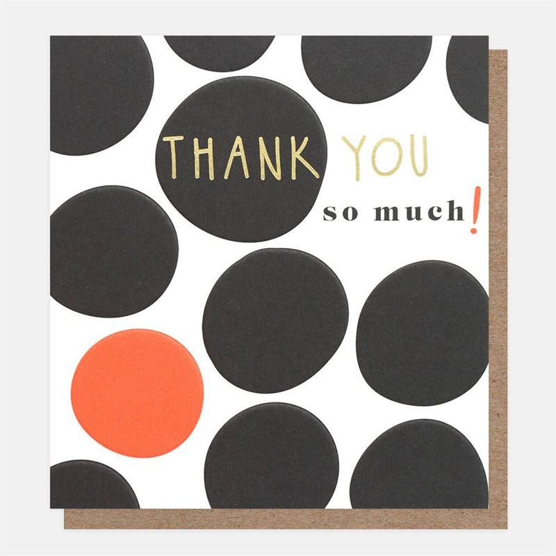 THANK YOU SO MUCH CARD