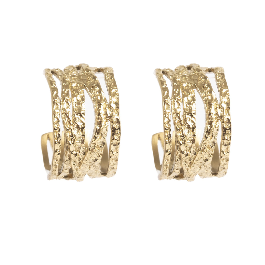 A&C Band Earring Gold