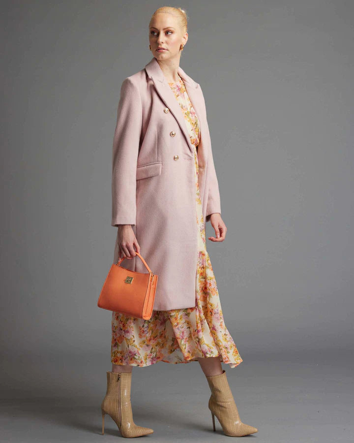 PINK LONELY HEARTS MILITARY COAT - RAPT ONLINE