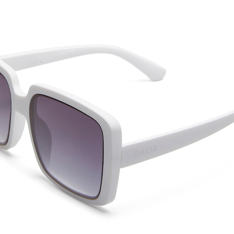 Okkia Alessia Optical White Sunglasses