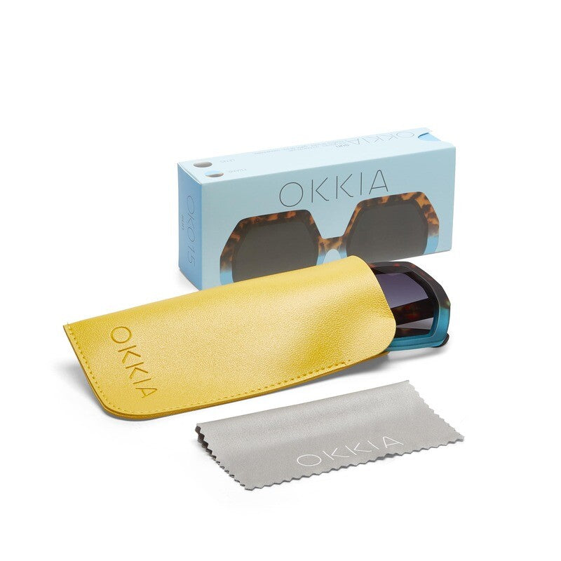 Okkia Havana Blue Emma Sunglasses
