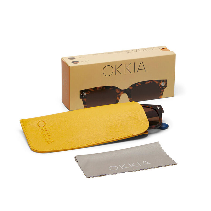 Okkia Unisex Giovanni Havana Sunglasses