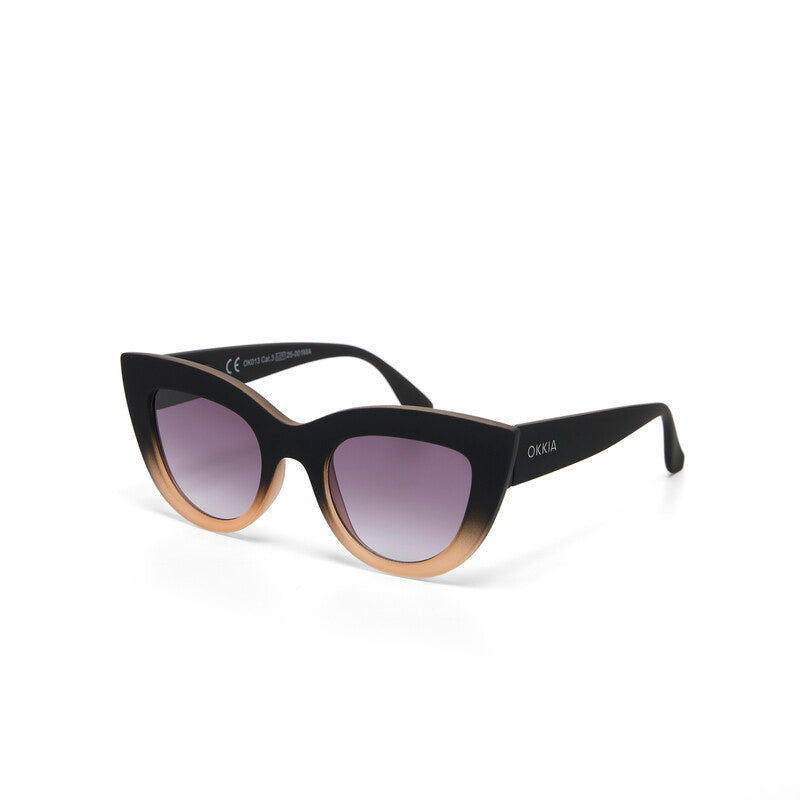 Okkia Claudia Black Rose Sunglasses