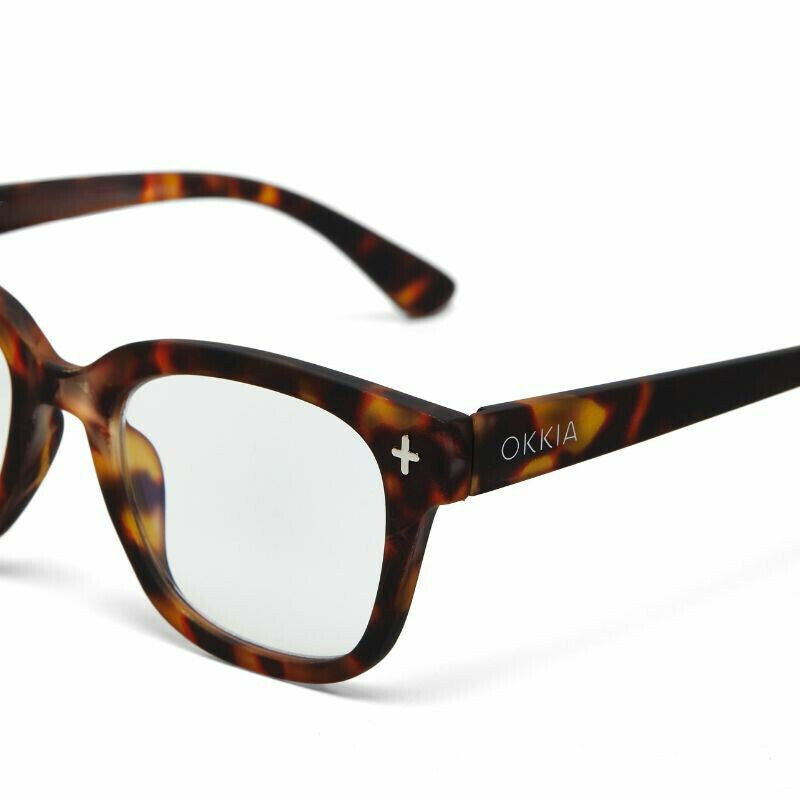 Okkia Giovanni Classic Havana Unisex Reader Glasses