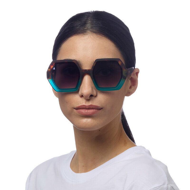 Okkia Havana Blue Emma Sunglasses