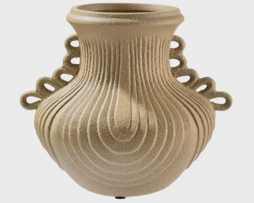 DARK SAND MAYA VASE