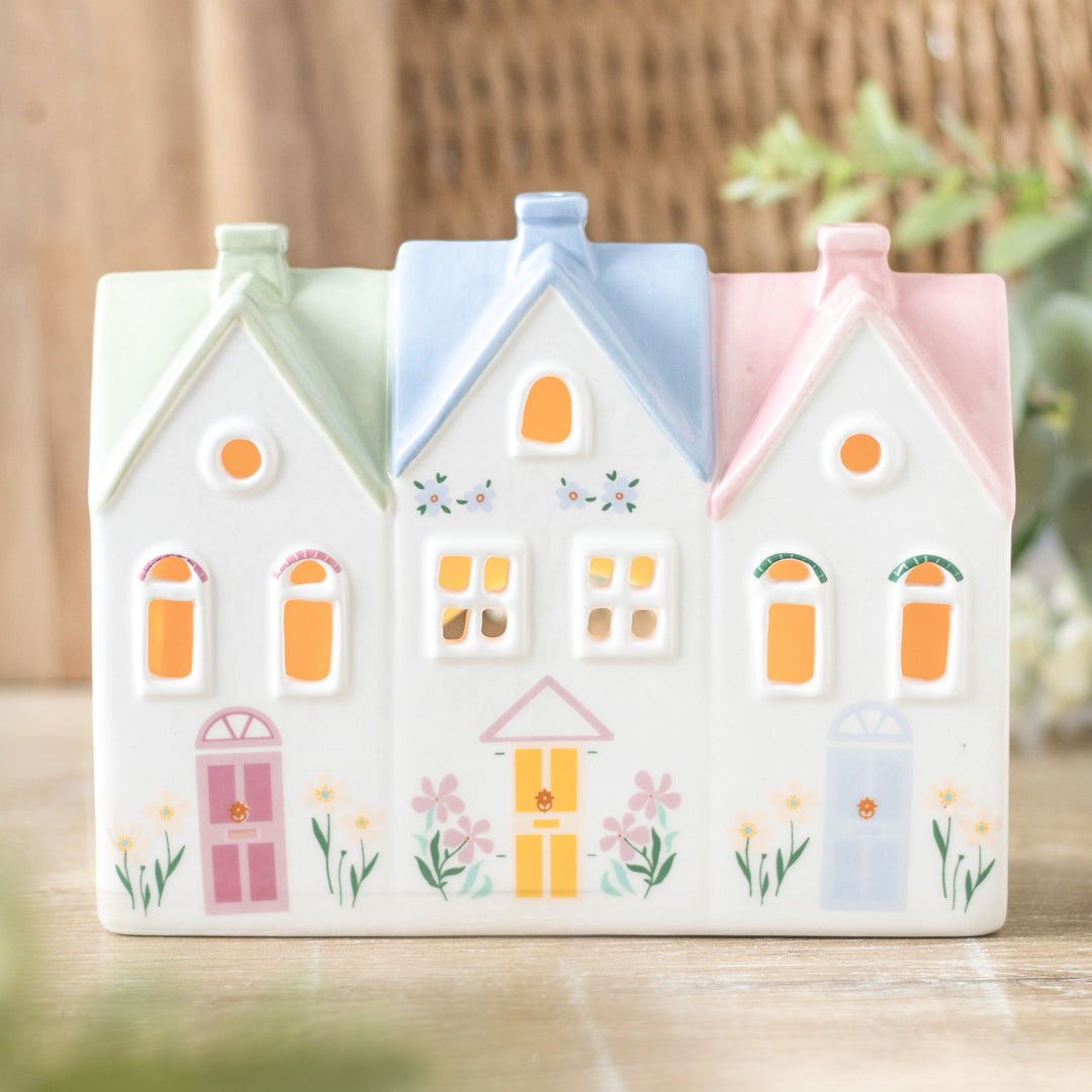 Pastel House Burner & Tealight Holder