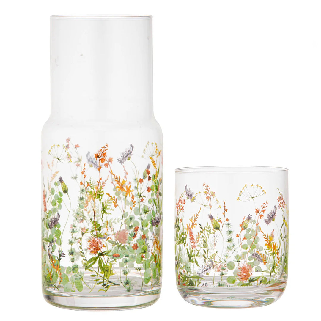 WILDFLOWER CARAFE GLASS SET