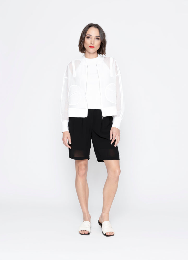 Blacklist Cerise Jacket White