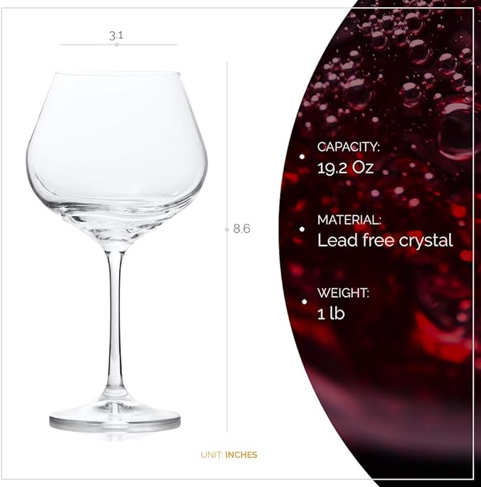 570ML TURBULENCE WINE GLASSES - RAPT ONLINE