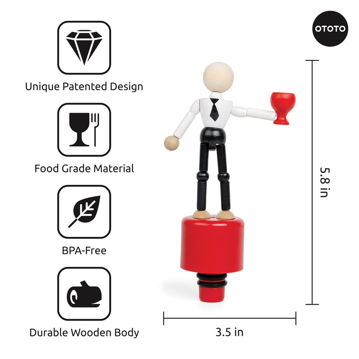 Wasted Collapsible Bottle Stopper