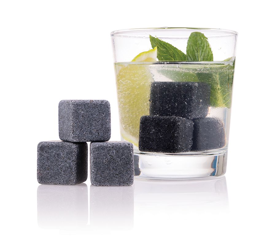 Gin Stones set & Pouch