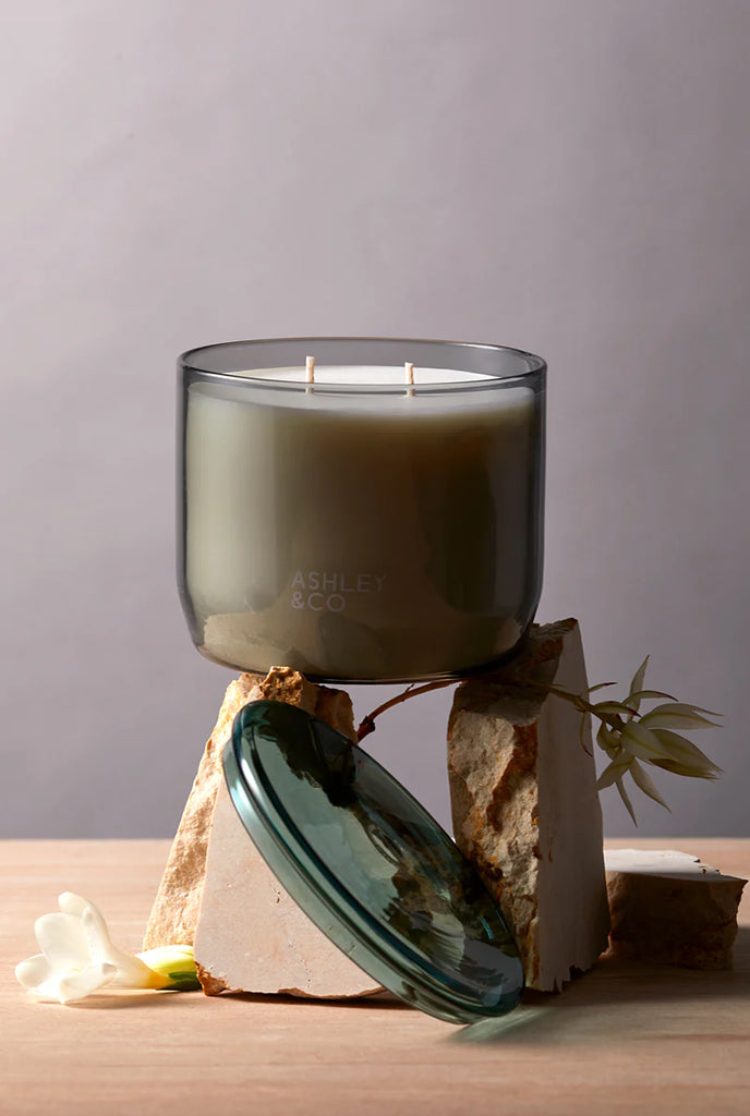 WAXED XL CANDLE BLOSSOM & GILT - RAPT ONLINE