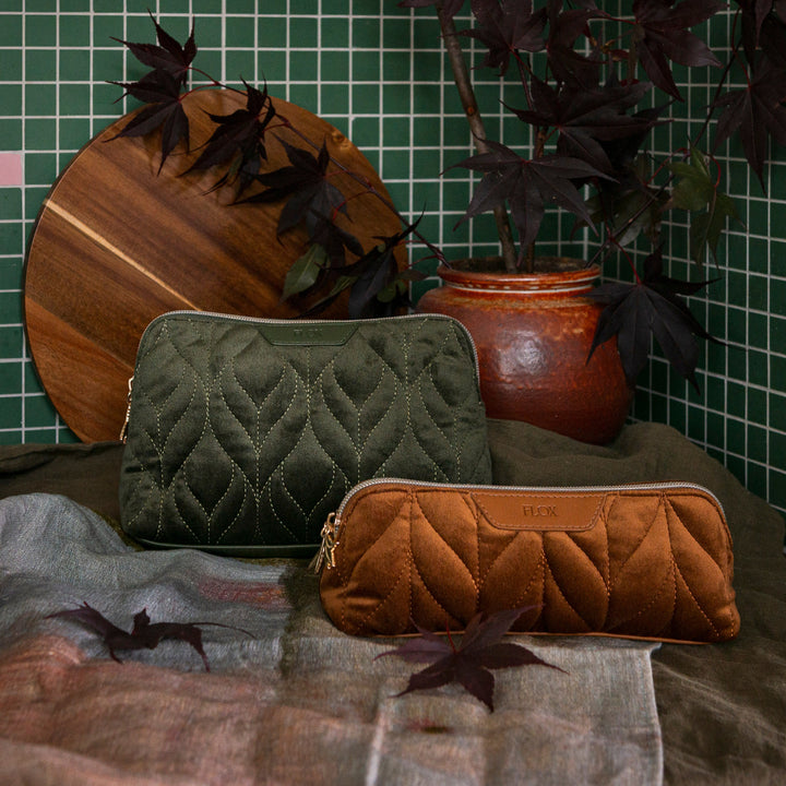 Flox Ahi Velvet Cosmetic Cases