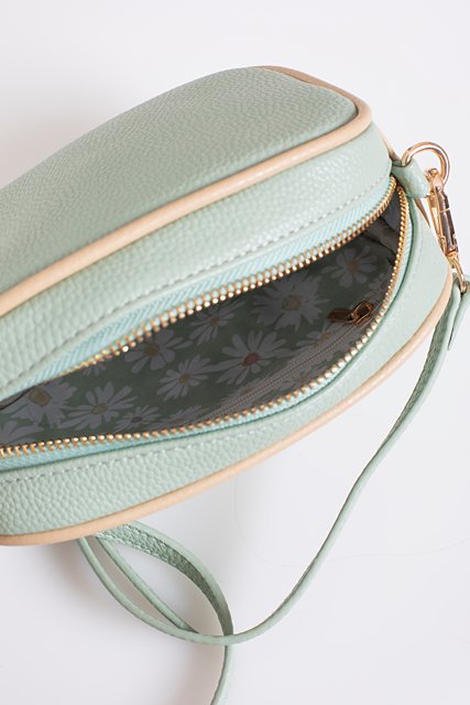 Pistachio & Almond Aggie Crossbody Bag
