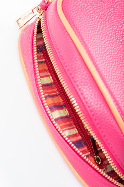Pink & Orange Aggie Crossbody Bag