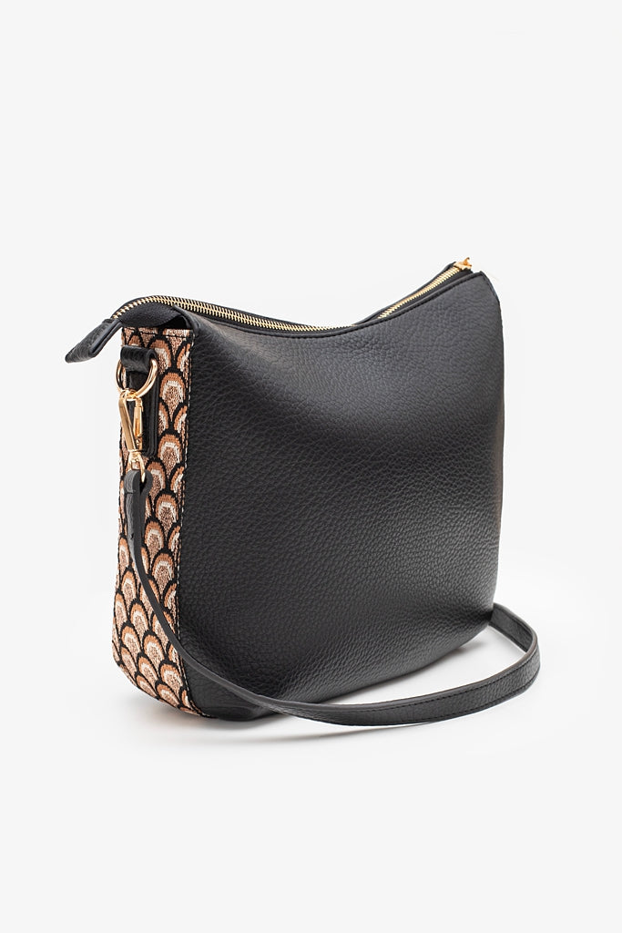 Black Alfie Crossbody Bag