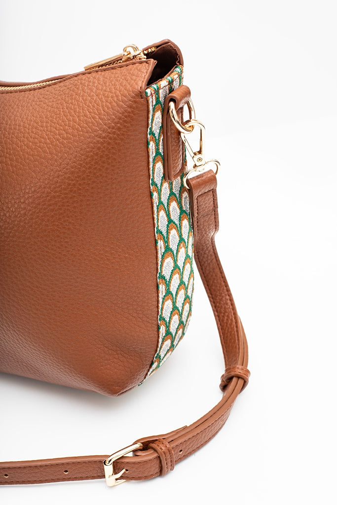 Tan Alfie Crossbody Bag
