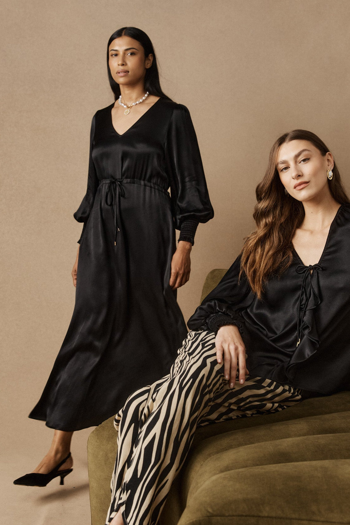 Eb & Ive Black San Maxi Dress| RAPT ONLINE |New Zealand