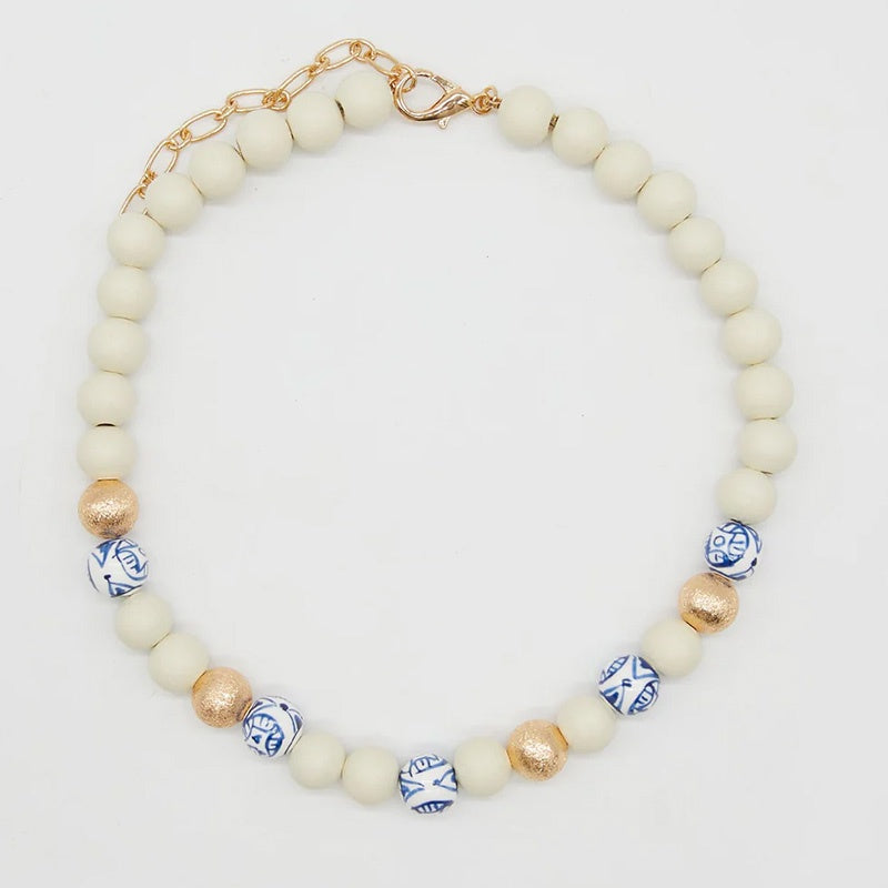 Stella + Gemma Chinese Bead Necklace