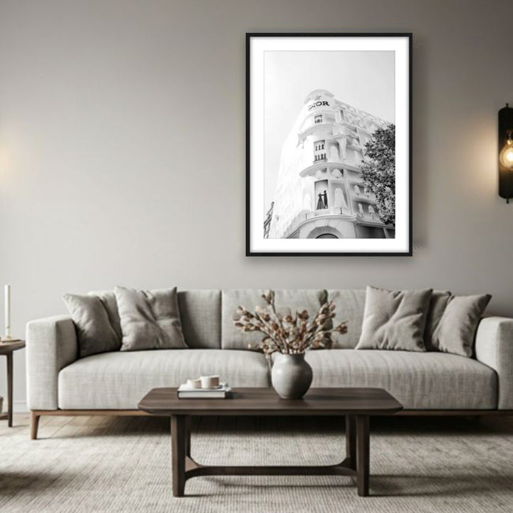 DIOR GLASS FRAMED ART