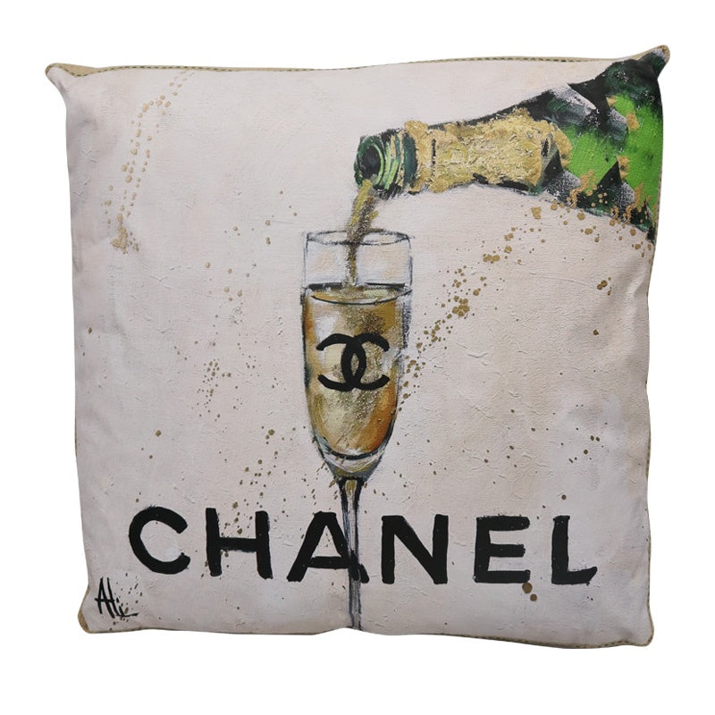 CHANEL CHAMPAGNE CUSHION