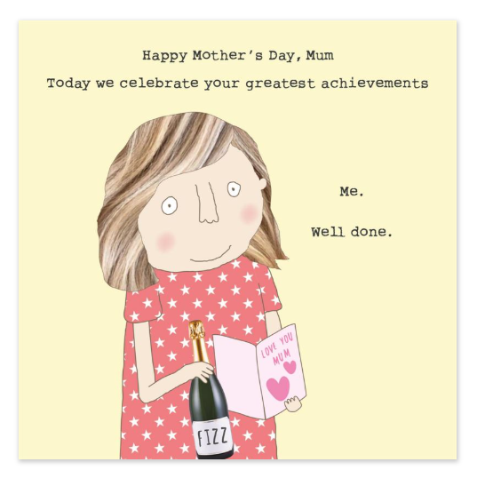 ACHIEVEMENT MOTHERS DAY CARD