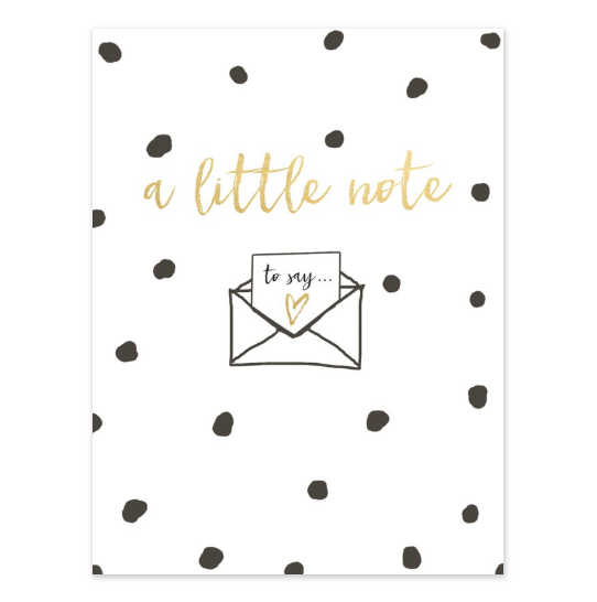 LITTLE NOTE HEART CARD