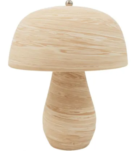 TERRACOTTA MUSHROOM LAMP