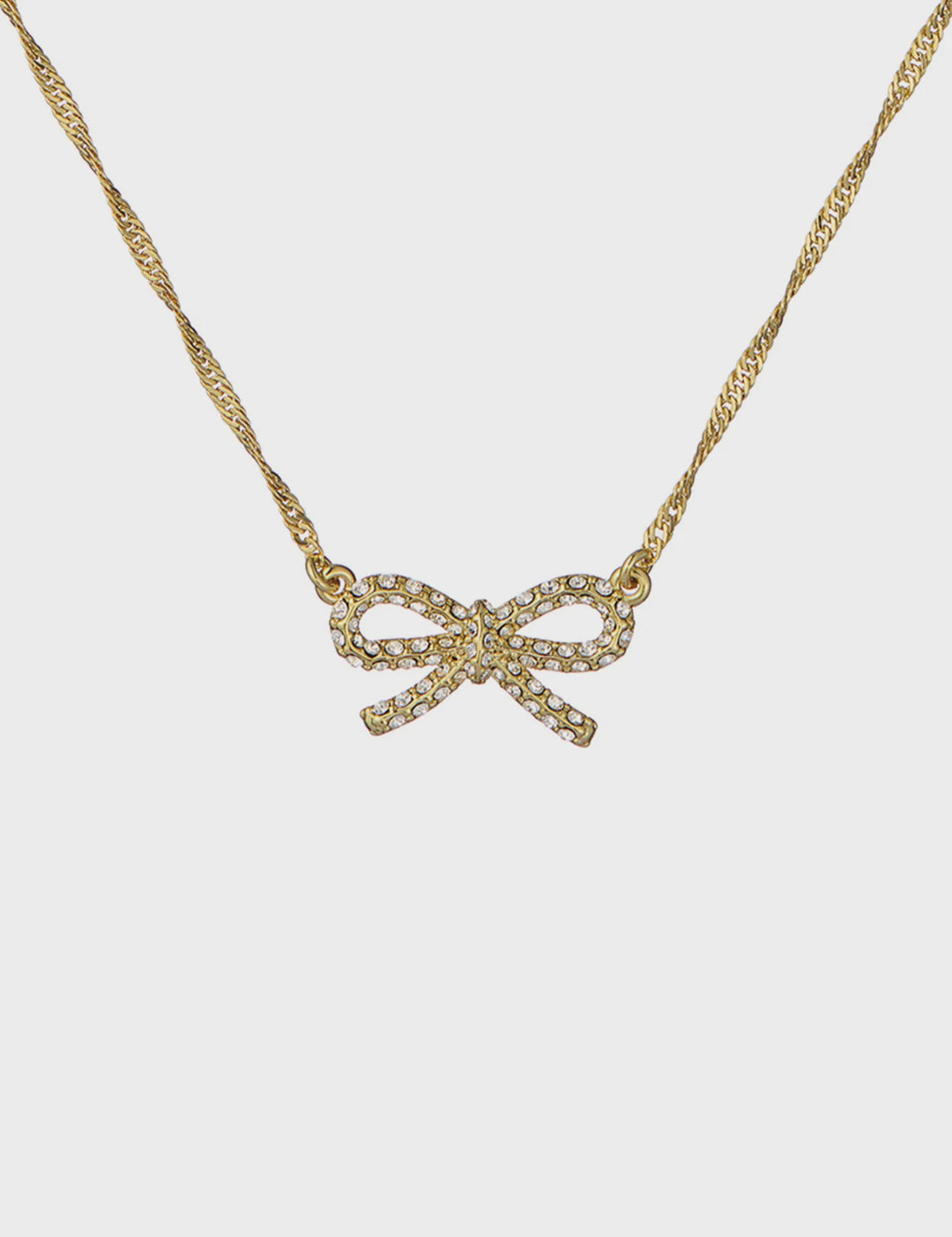 Ted Baker Gold Bow Ribah Necklace