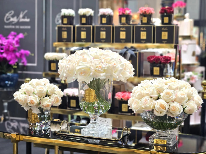 Cote Noire Blush Gold Rose Versailles Arrangement