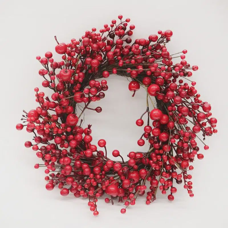 50cm Berry Apple Christmas Wreath