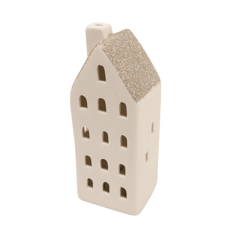 13cm Porcelain Ligth Up House