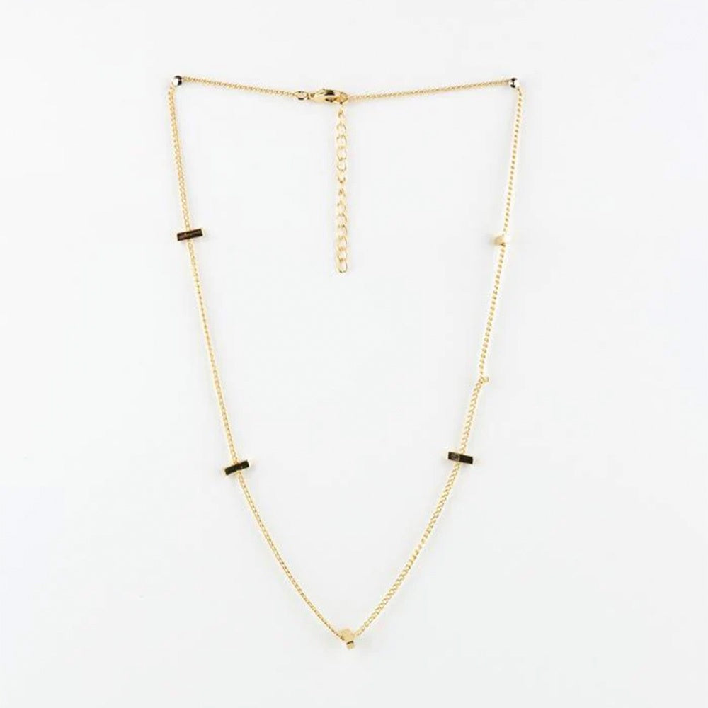 Stella + Gemma Gold Bars Chain Necklace