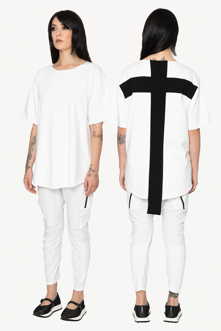 Bone & Arrow Oris Top White
