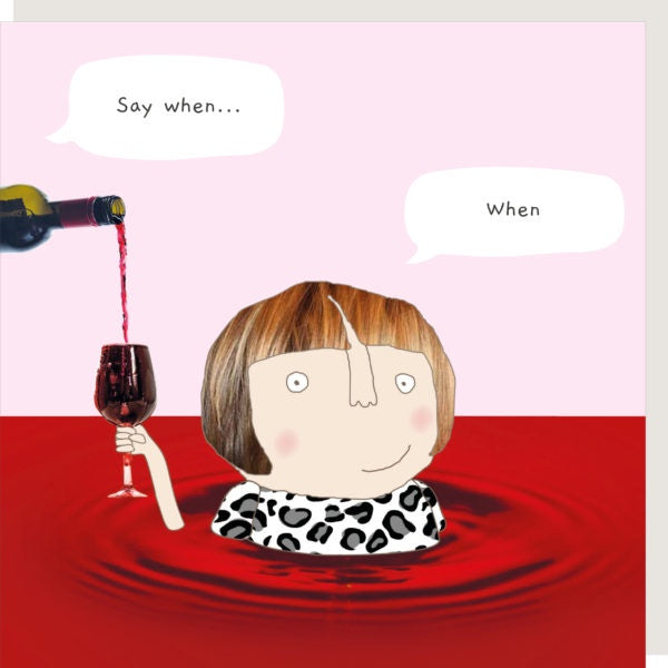 WINE WHEN CARD