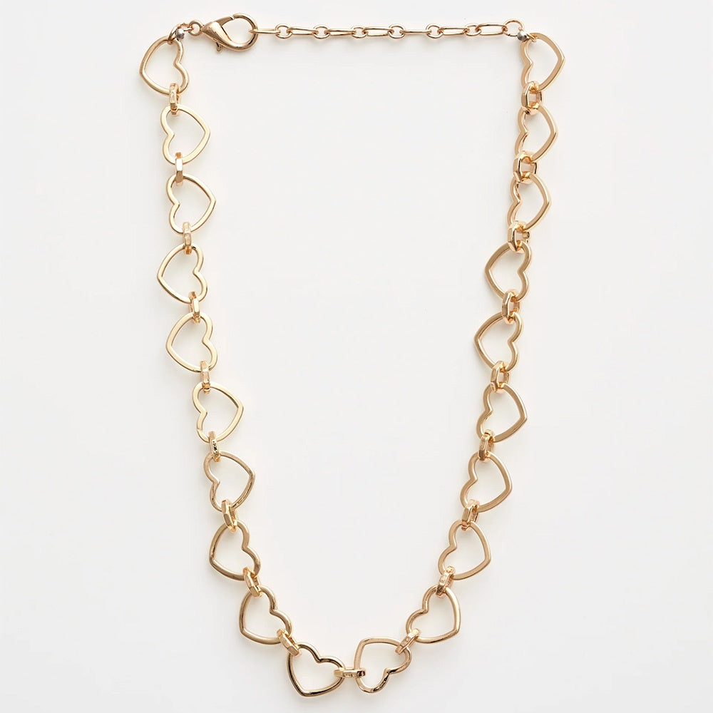 Stella + Gemma Gold Hearts Necklace