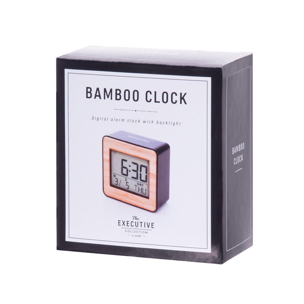 BAMBOO DESK CLOCK - RAPT ONLINE