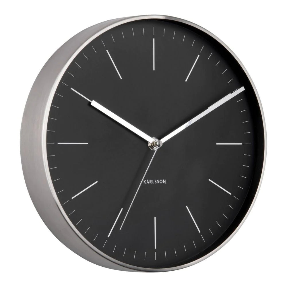 20% OFF | BLACK MINIMAL CLOCK - RAPT ONLINE