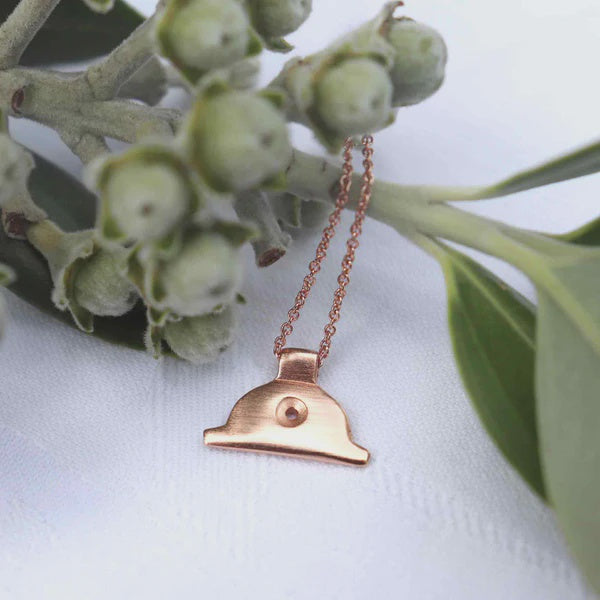ROSE SHEEP WHISTLE NECKLACE