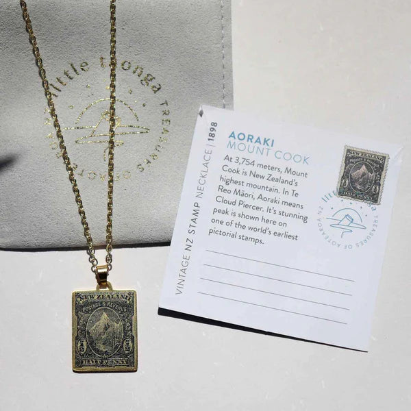 MT COOK STAMP NECKLACE