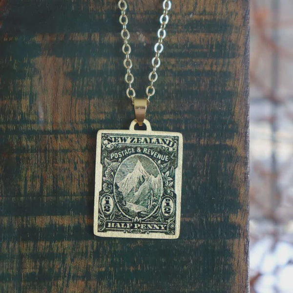 MT COOK STAMP NECKLACE