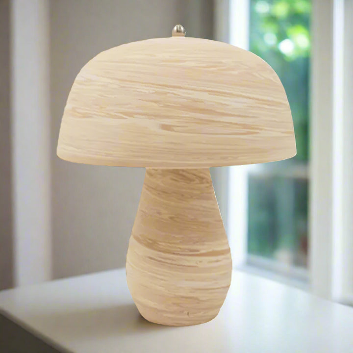 TERRACOTTA MUSHROOM LAMP