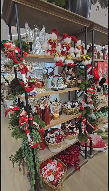 Kicking Legs Christmas Tree Elf