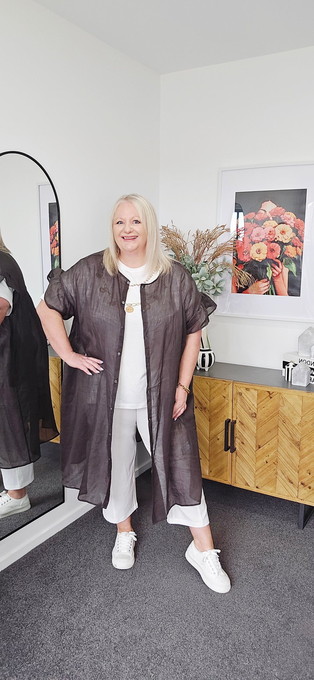 Blacklist Reina Dress Charcoal