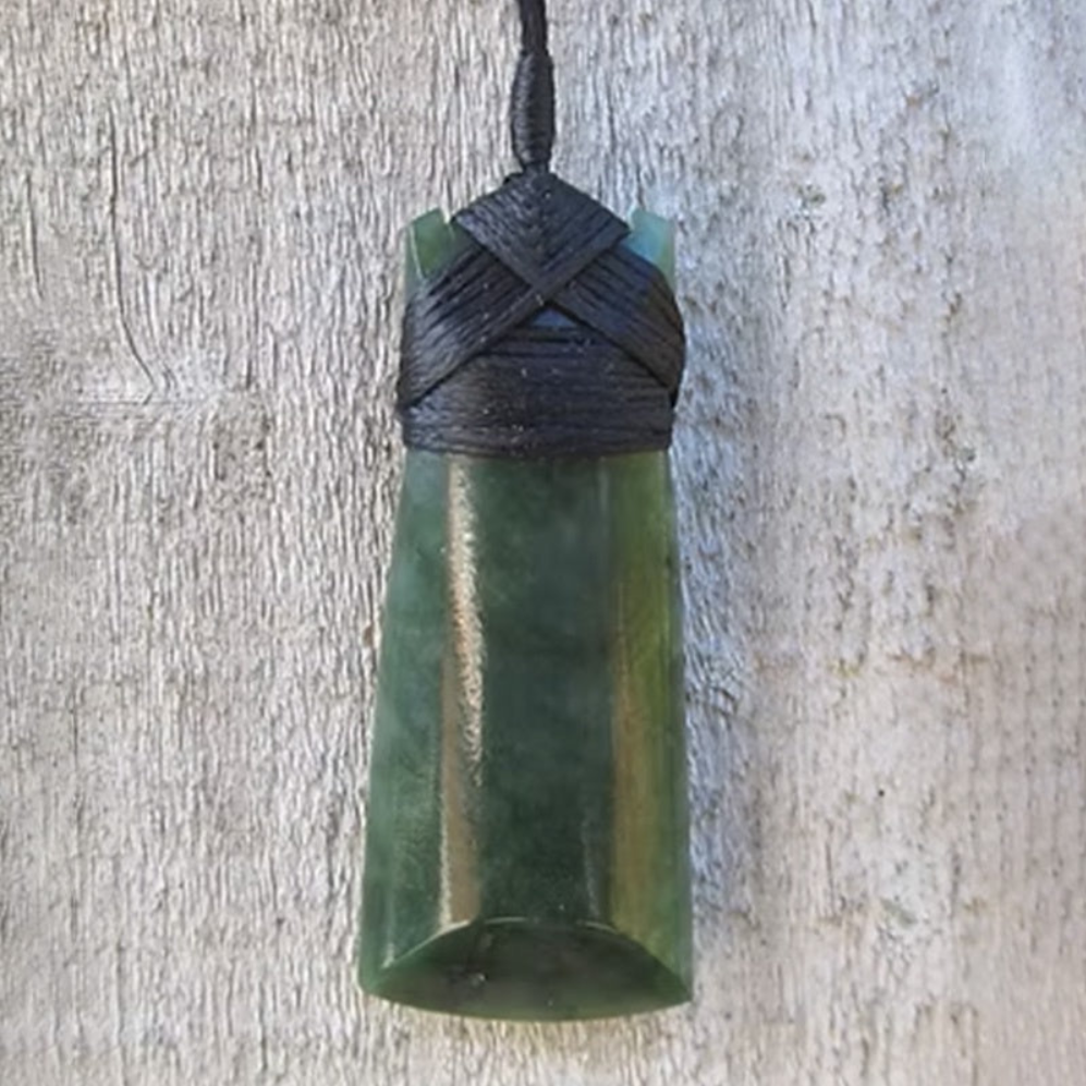 60mm Greenstone Toki Necklace