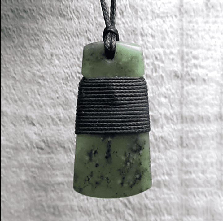 45mm Matt Toki Greenstone Necklace