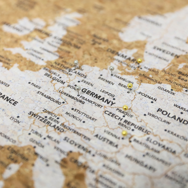 Splosh Travel Map Europe Small