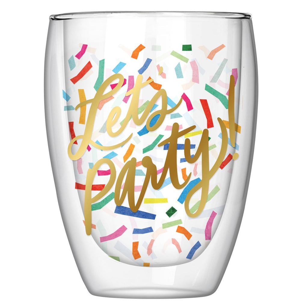 LETS PARY DOUBLE WALL STEMLESS GLASS - RAPT ONLINE