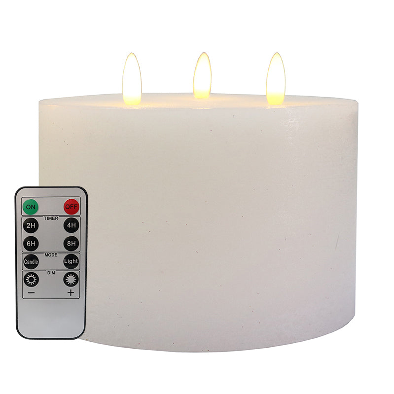 WHITE LED CANDLE W/ REMOTE - RAPT ONLINE